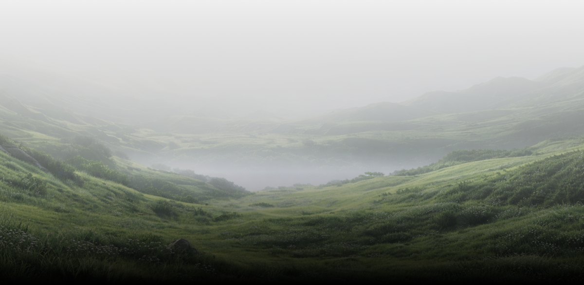 Scenic green landscape representing AI-XRAY's vision